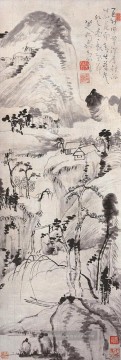Landschaft juran Stil alte China Tinte Ölgemälde